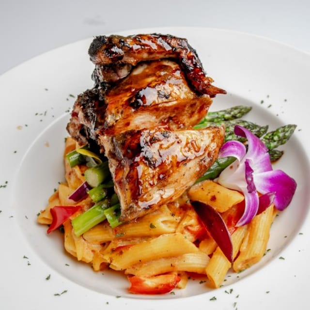Jerk Chicken Rasta Pasta.